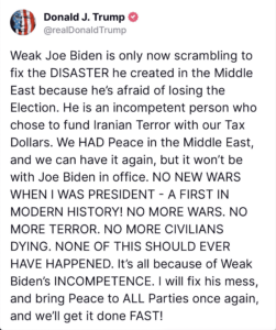 Trump's statement on Truth Social on June 4.